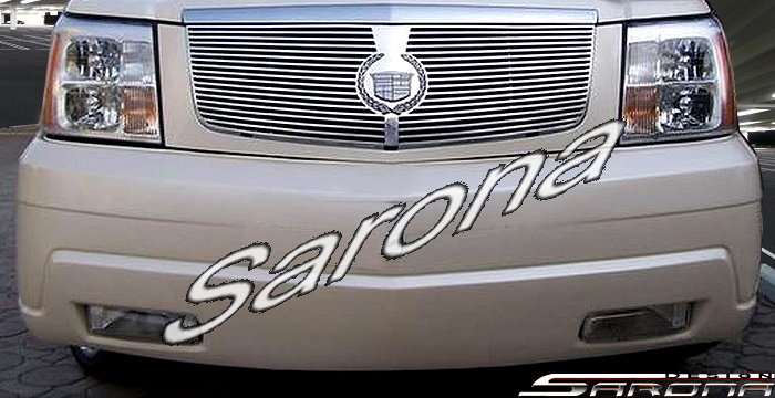Custom Cadillac Escalade  SUV/SAV/Crossover Front Bumper (2002 - 2006) - $460.00 (Manufacturer Sarona, Part #CD-001-FB)